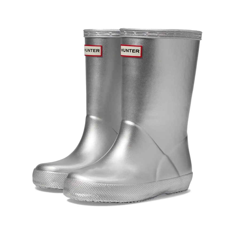 Hunter Kids Silver Boots